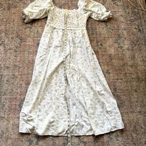 H&M White Off-Shoulder Dress size large